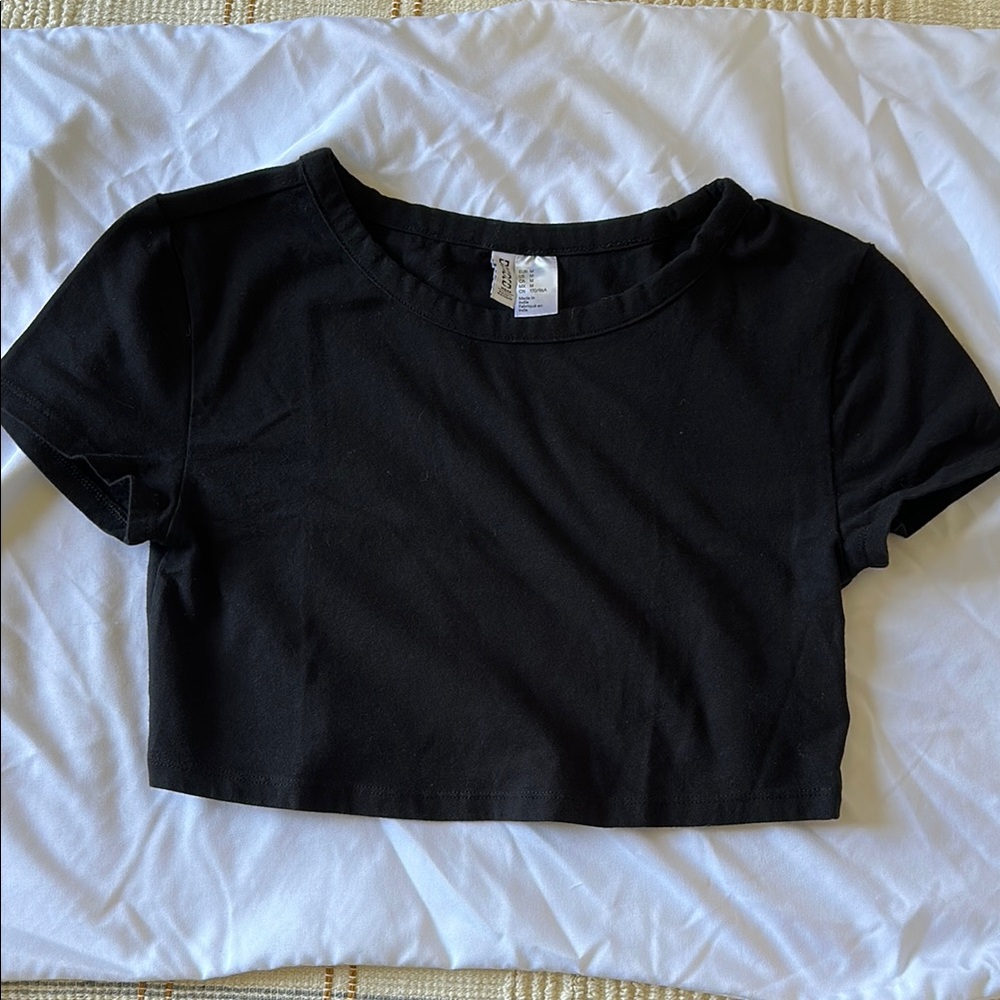Black Crop Top
